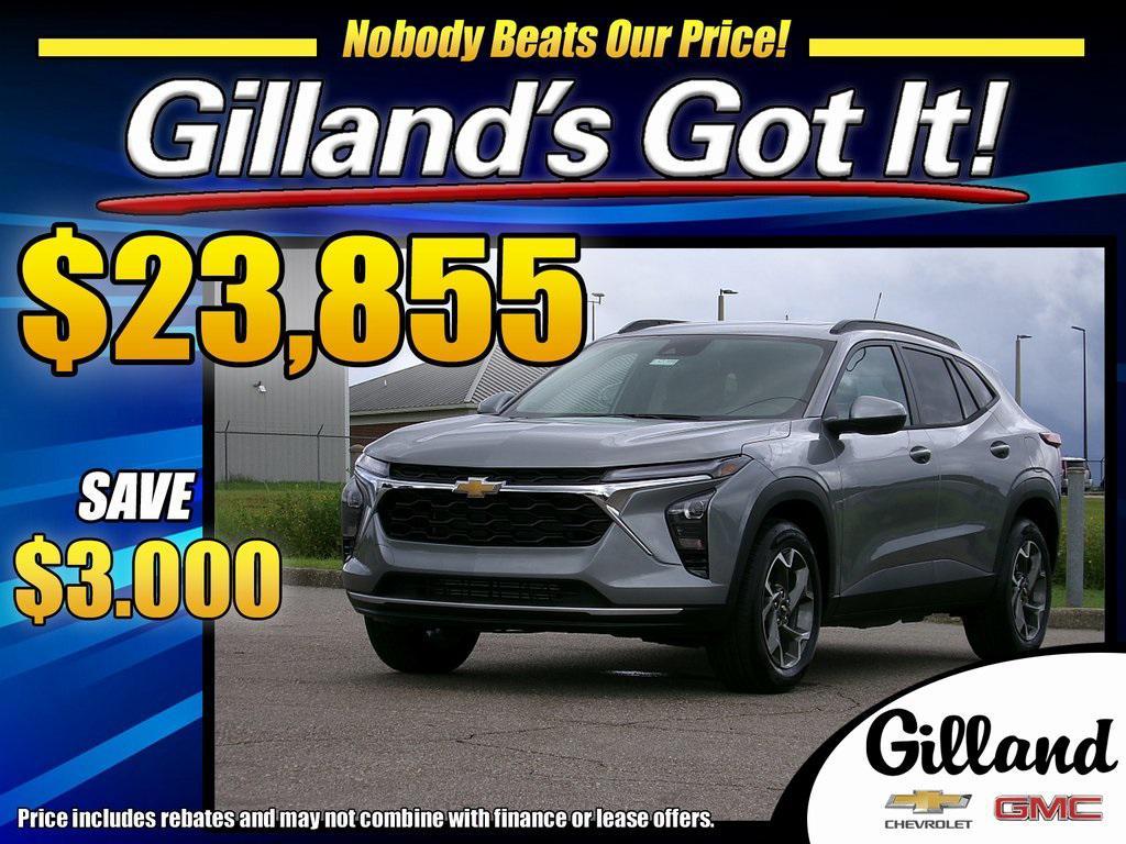 new 2025 Chevrolet Trax car, priced at $26,855