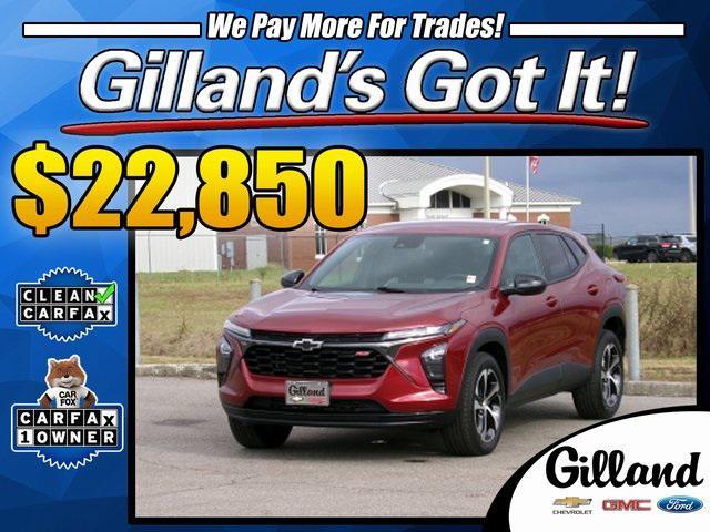 used 2024 Chevrolet Trax car, priced at $22,850