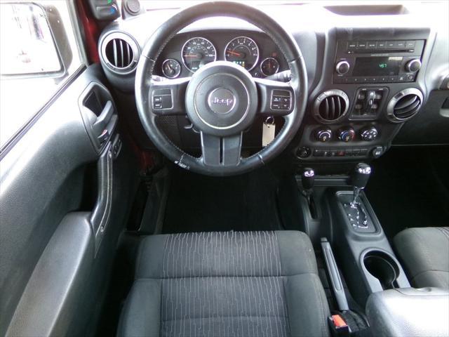 used 2012 Jeep Wrangler Unlimited car, priced at $12,388