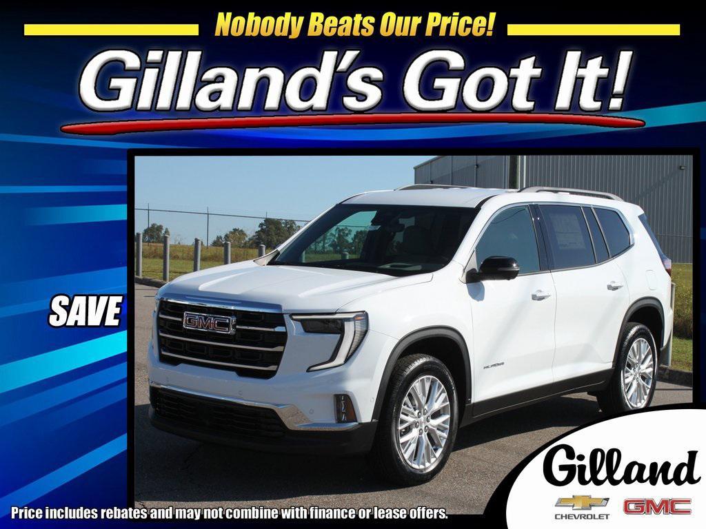 new 2026 GMC Acadia car, priced at $53,190