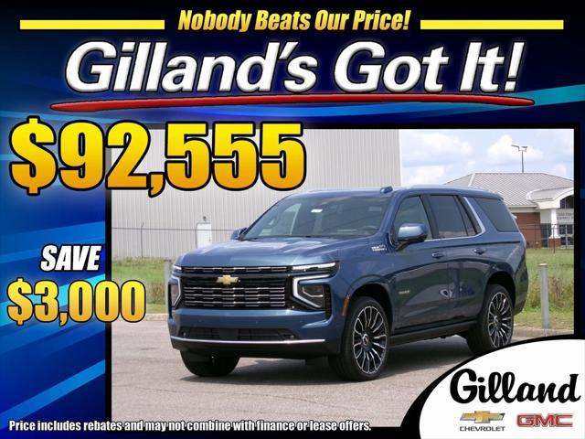 new 2025 Chevrolet Tahoe car, priced at $95,555