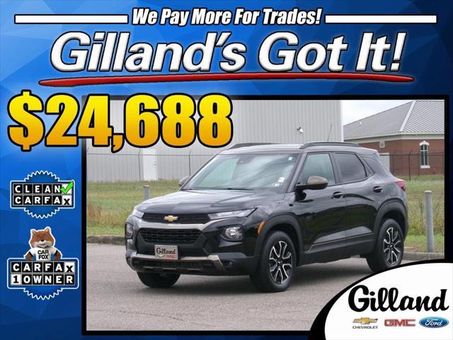 used 2022 Chevrolet TrailBlazer car, priced at $24,688