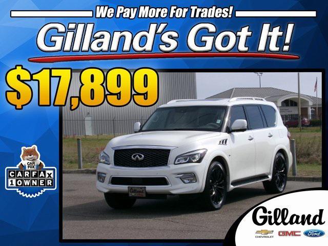 used 2016 INFINITI QX80 car, priced at $17,899