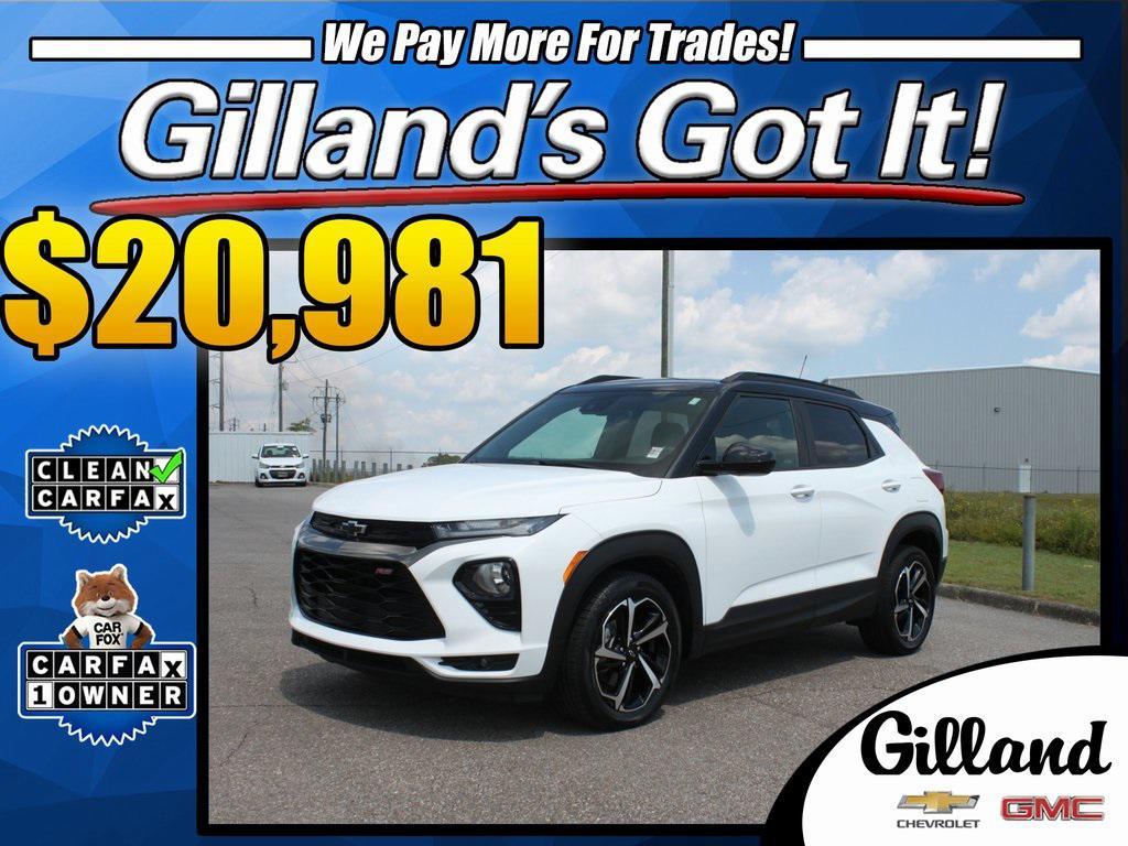 used 2022 Chevrolet TrailBlazer car, priced at $20,981