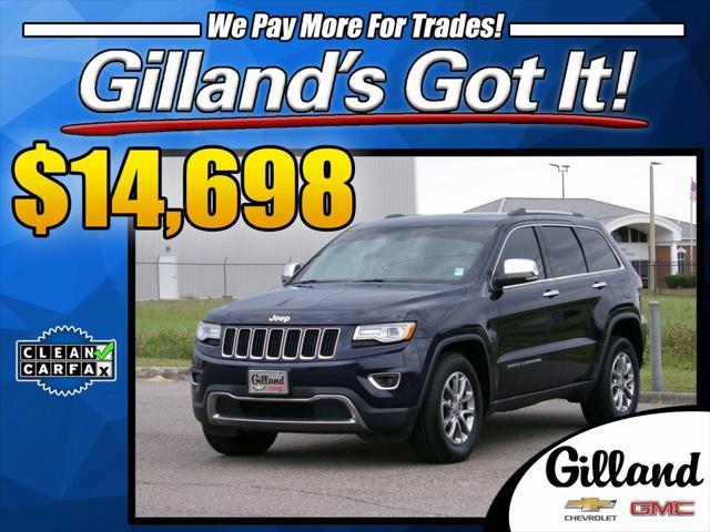 used 2015 Jeep Grand Cherokee car, priced at $14,698