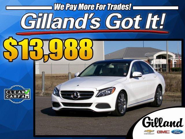 used 2015 Mercedes-Benz C-Class car, priced at $13,988