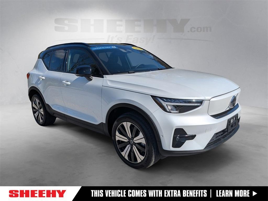 used 2023 Volvo XC40 Recharge Pure Electric car, priced at $29,470