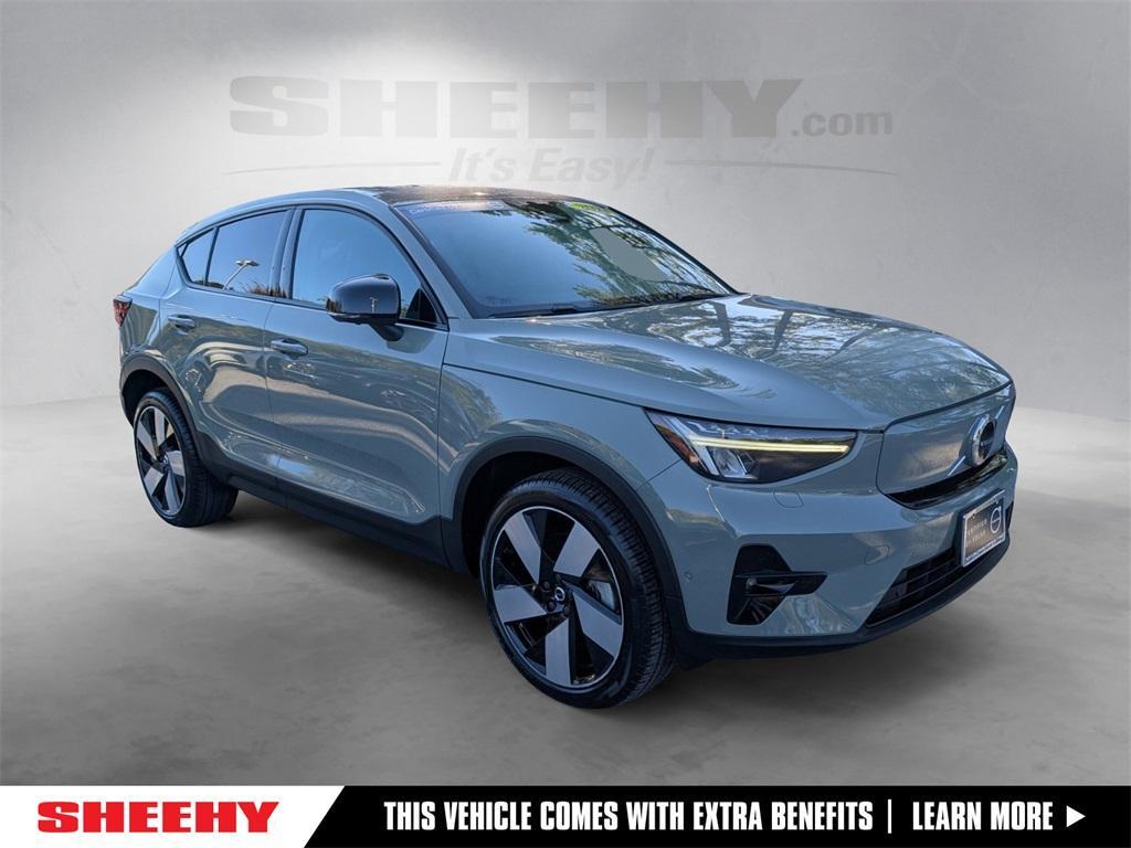 used 2023 Volvo C40 Recharge Pure Electric car, priced at $27,970