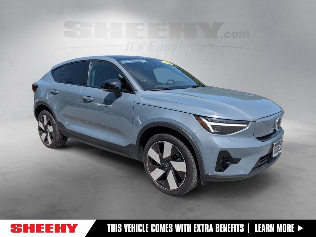 used 2023 Volvo C40 Recharge Pure Electric car, priced at $30,470