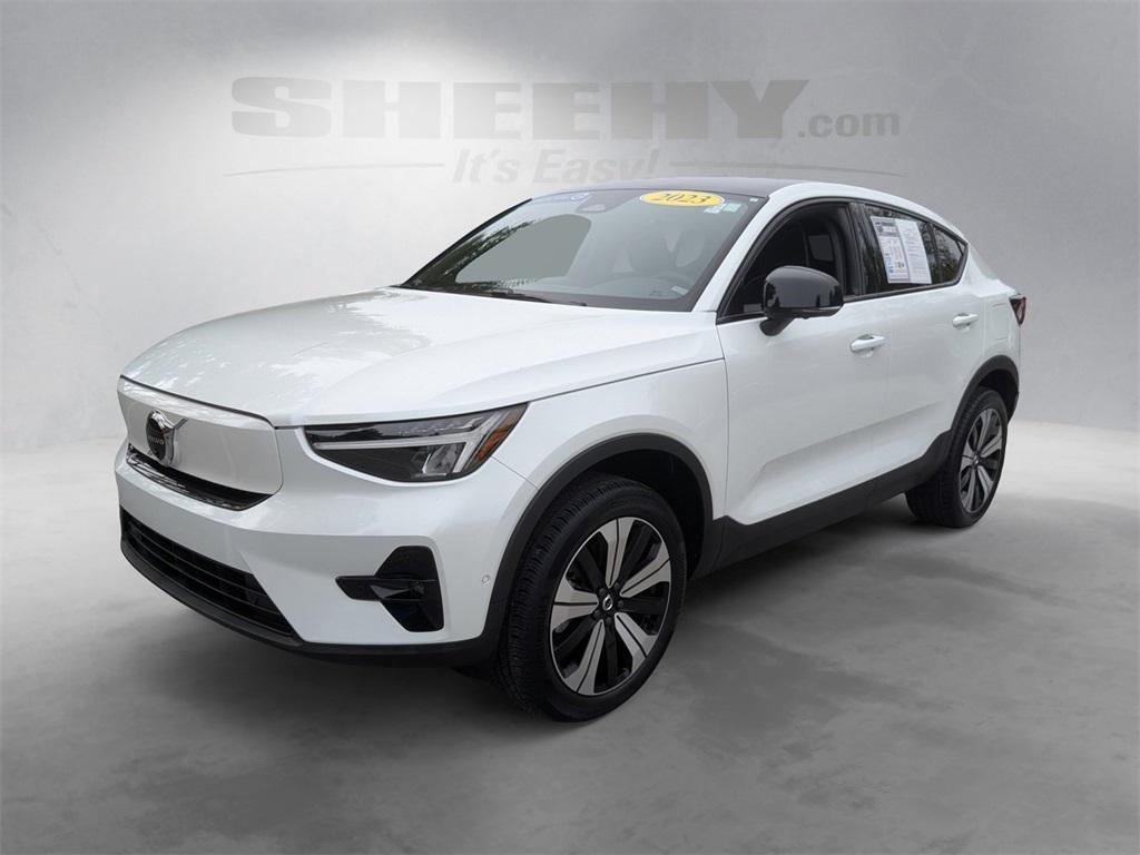 used 2023 Volvo C40 Recharge Pure Electric car, priced at $27,770