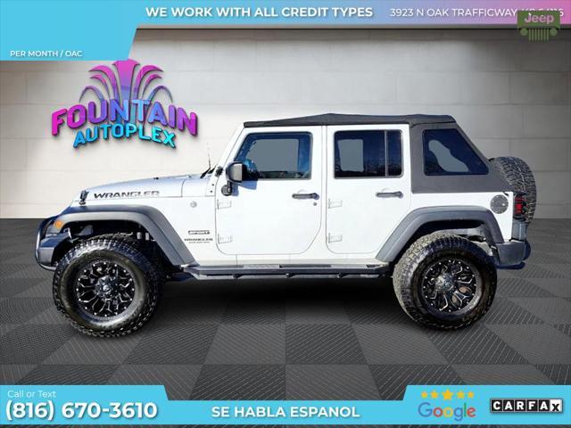 used 2017 Jeep Wrangler Unlimited car, priced at $25,450