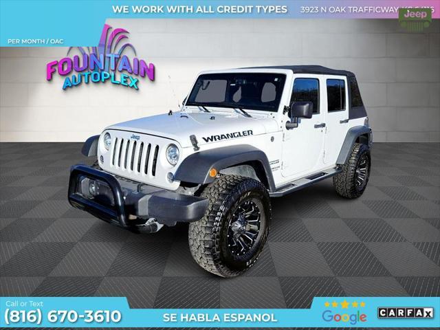 used 2017 Jeep Wrangler Unlimited car, priced at $25,450