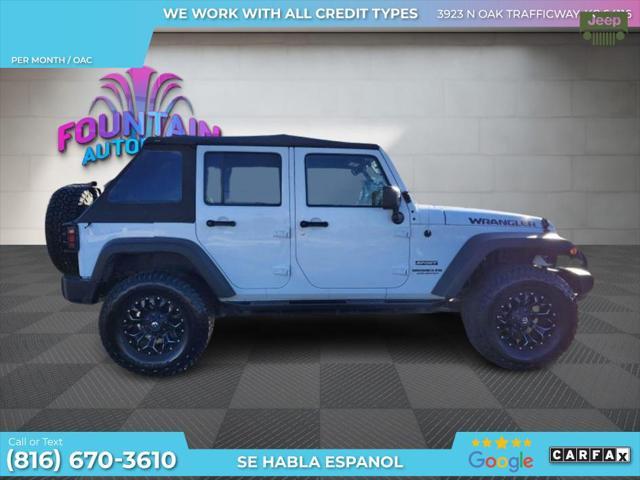 used 2017 Jeep Wrangler Unlimited car, priced at $25,450