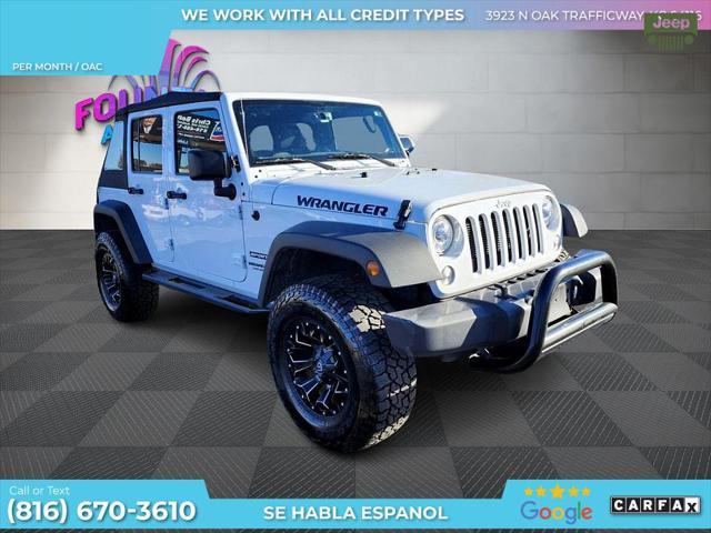 used 2017 Jeep Wrangler Unlimited car, priced at $25,450