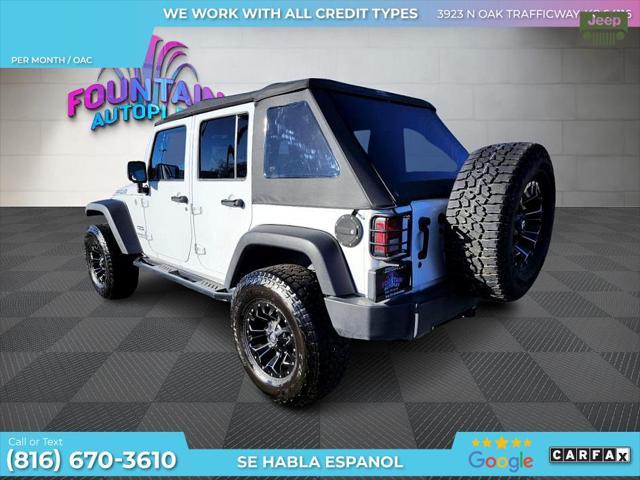 used 2017 Jeep Wrangler Unlimited car, priced at $25,450