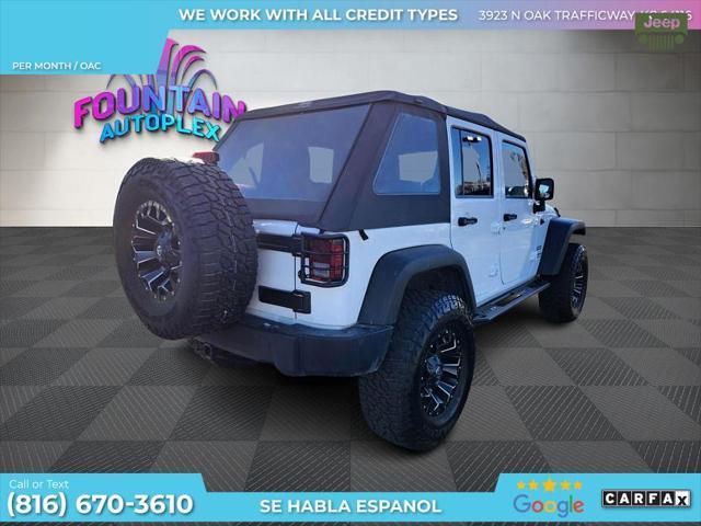 used 2017 Jeep Wrangler Unlimited car, priced at $25,450