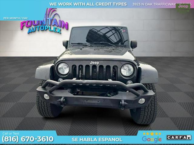 used 2015 Jeep Wrangler Unlimited car, priced at $17,900