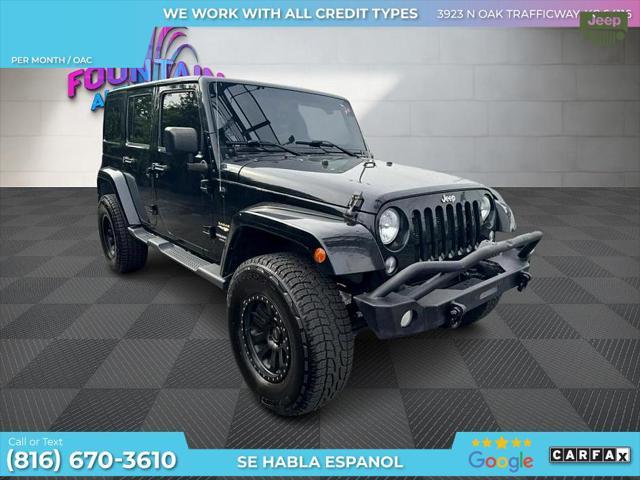 used 2015 Jeep Wrangler Unlimited car, priced at $17,900