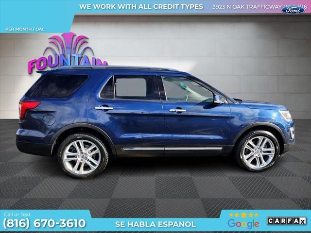 used 2017 Ford Explorer car, priced at $21,500