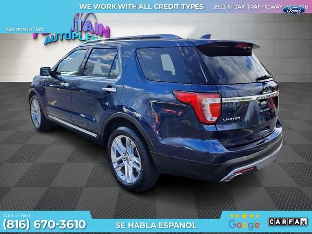 used 2017 Ford Explorer car, priced at $21,500