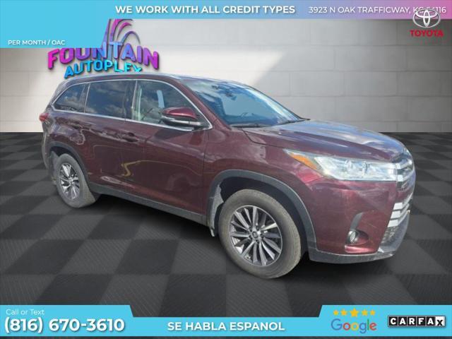used 2019 Toyota Highlander car, priced at $27,950