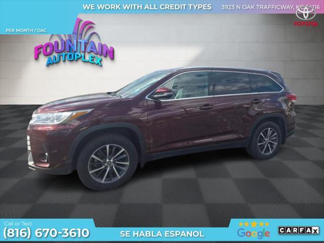 used 2019 Toyota Highlander car, priced at $27,950