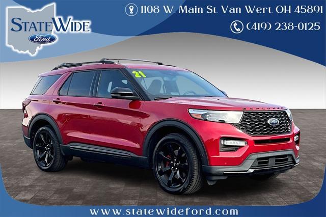 used 2021 Ford Explorer car, priced at $37,032