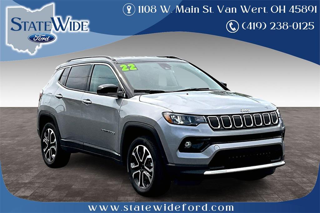 used 2022 Jeep Compass car, priced at $22,164