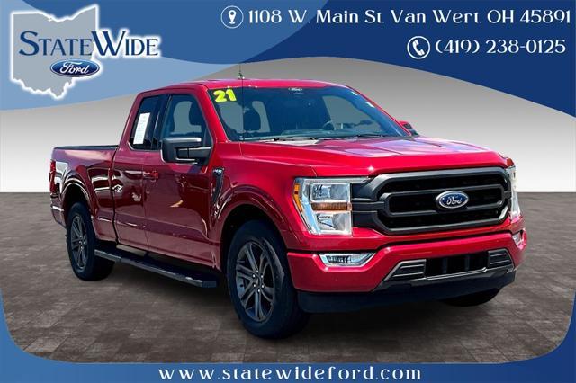 used 2021 Ford F-150 car, priced at $29,250