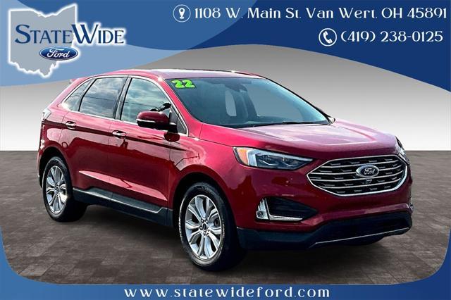 used 2022 Ford Edge car, priced at $25,324