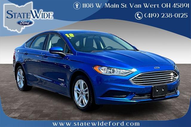 used 2018 Ford Fusion Hybrid car, priced at $12,999