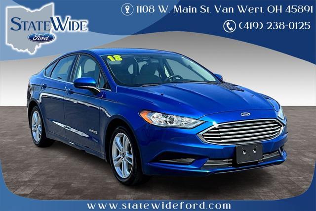 used 2018 Ford Fusion Hybrid car, priced at $11,999