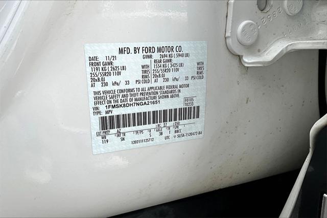 used 2022 Ford Explorer car, priced at $27,970