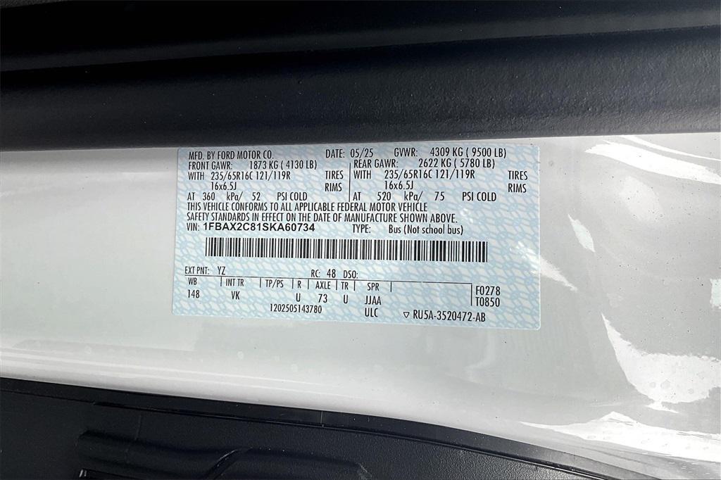 new 2025 Ford Transit-350 car, priced at $59,655