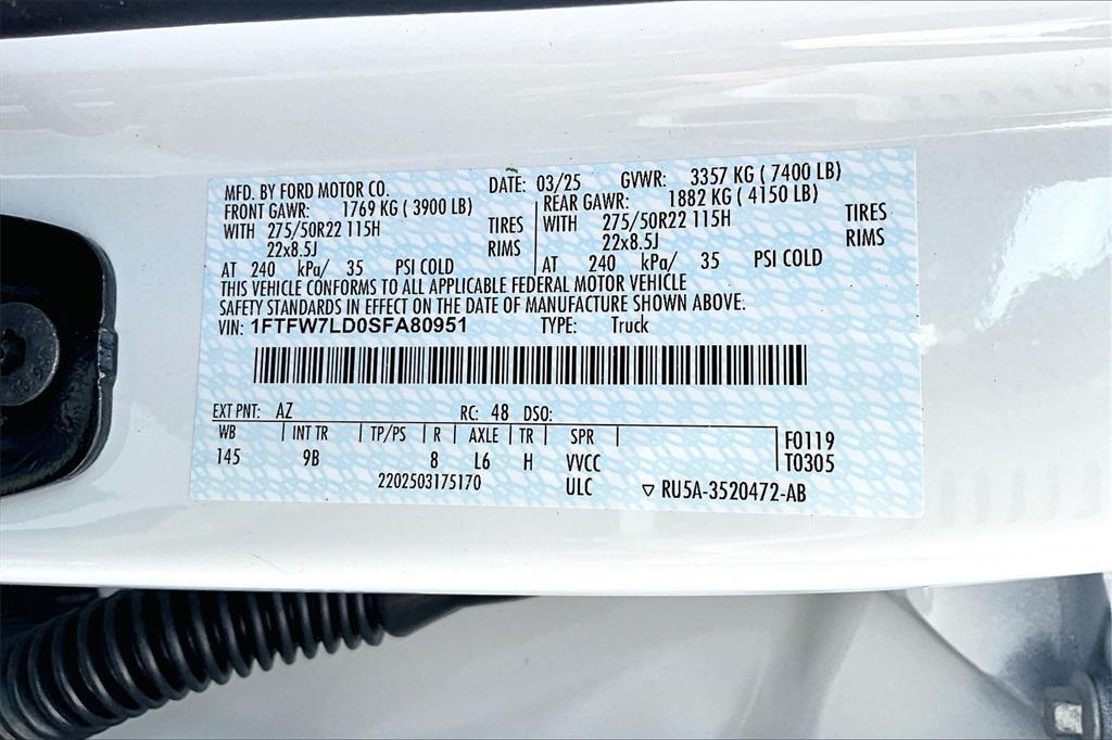 new 2025 Ford F-150 car, priced at $79,194