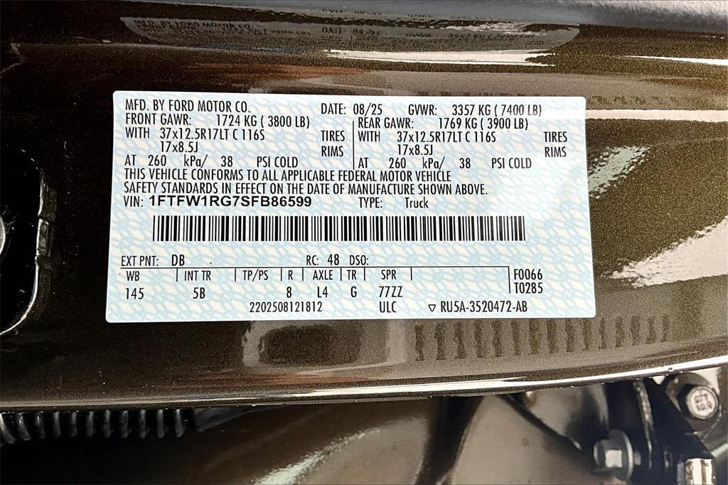 new 2025 Ford F-150 car, priced at $87,567