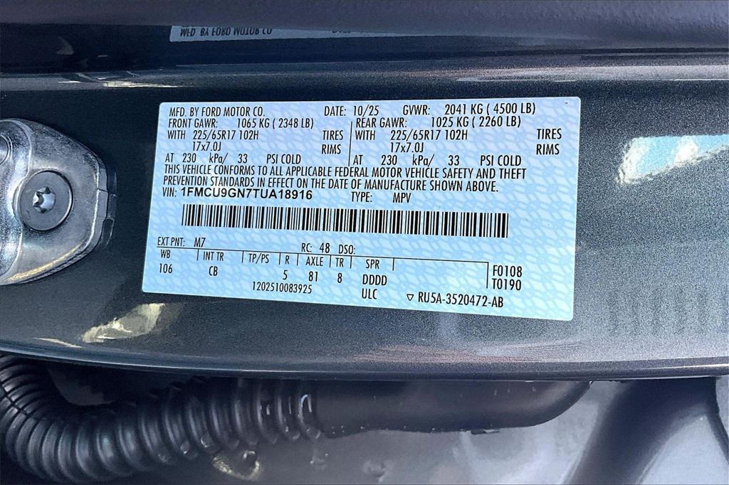 new 2026 Ford Escape car, priced at $32,499