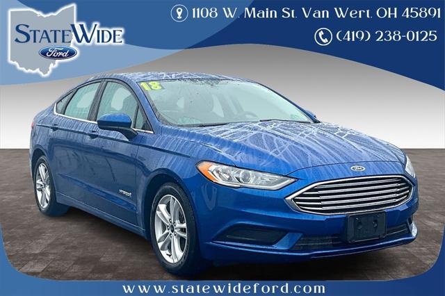used 2018 Ford Fusion Hybrid car, priced at $14,000