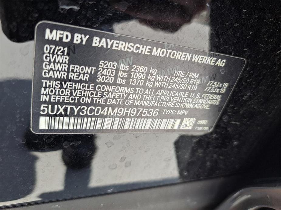 used 2021 BMW X3 car, priced at $31,398