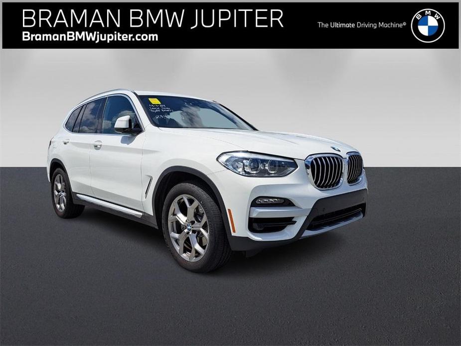 used 2021 BMW X3 car, priced at $34,494