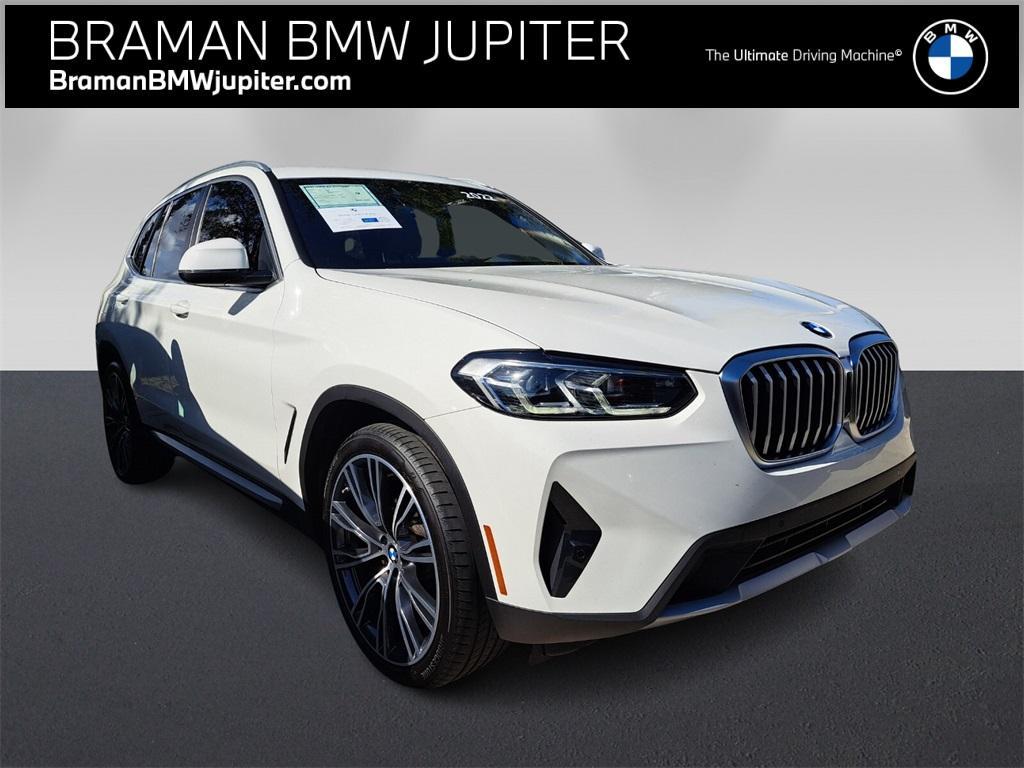 used 2022 BMW X3 car, priced at $34,994