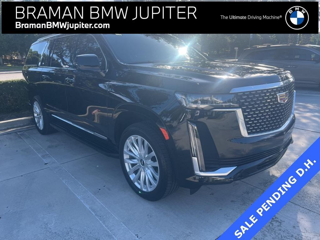 used 2024 Cadillac Escalade ESV car, priced at $79,595