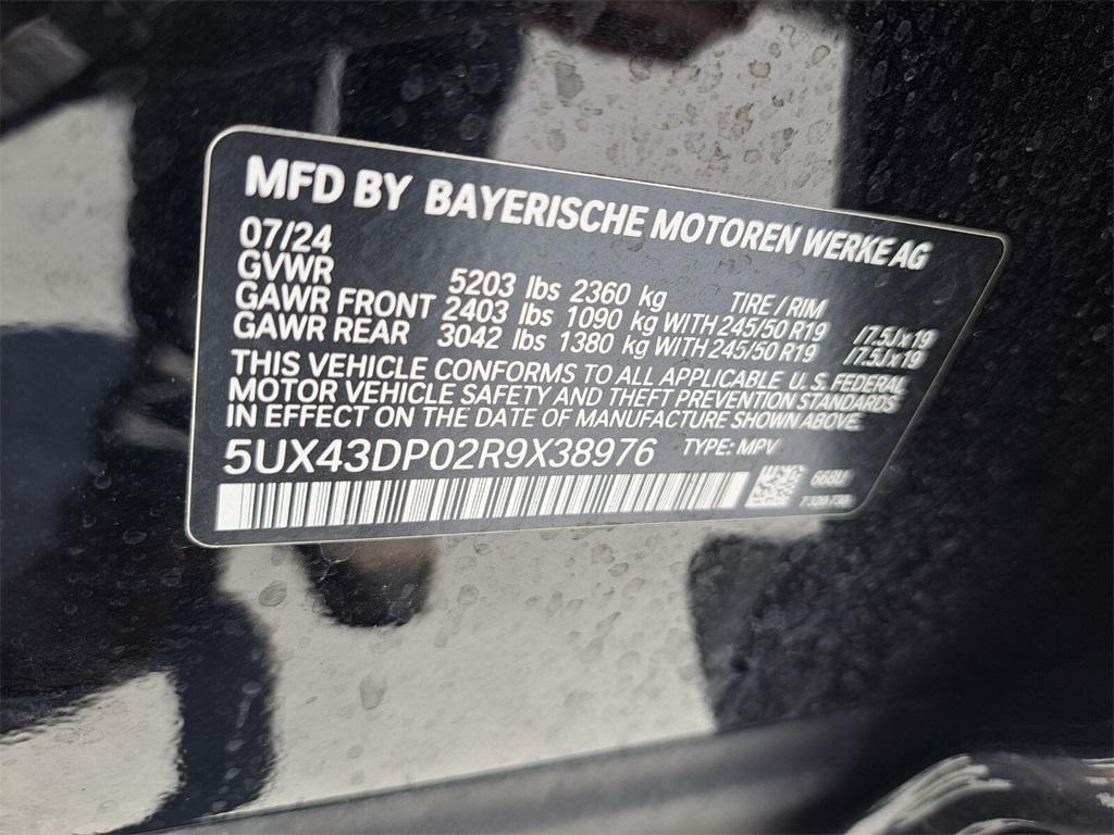 used 2024 BMW X3 car, priced at $46,995