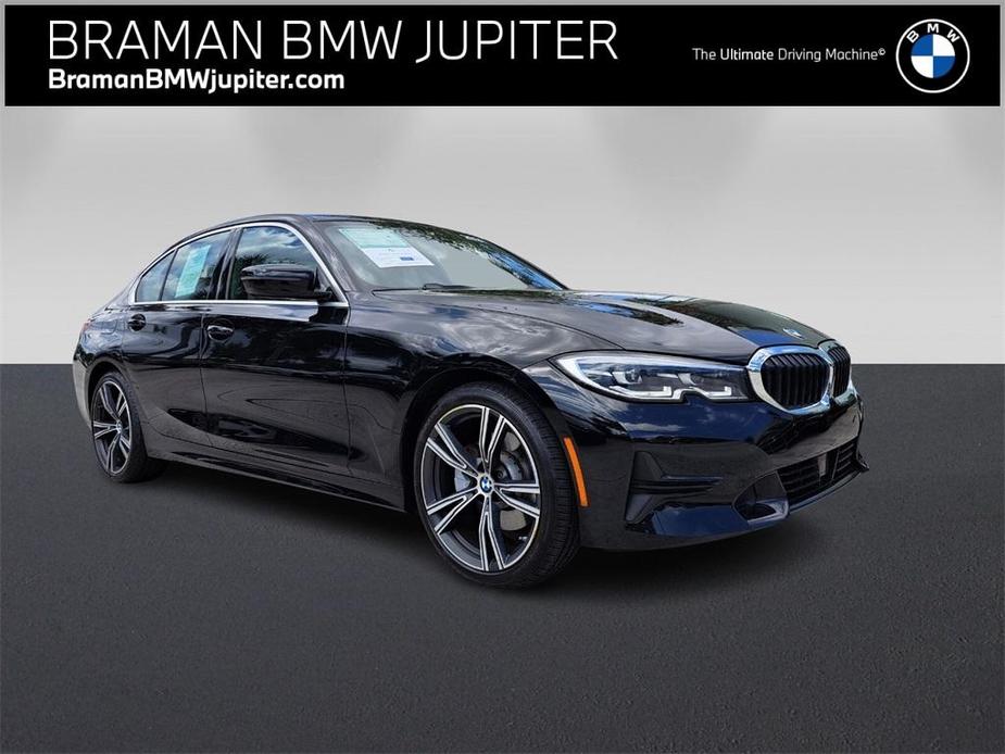 used 2021 BMW 330 car, priced at $27,498