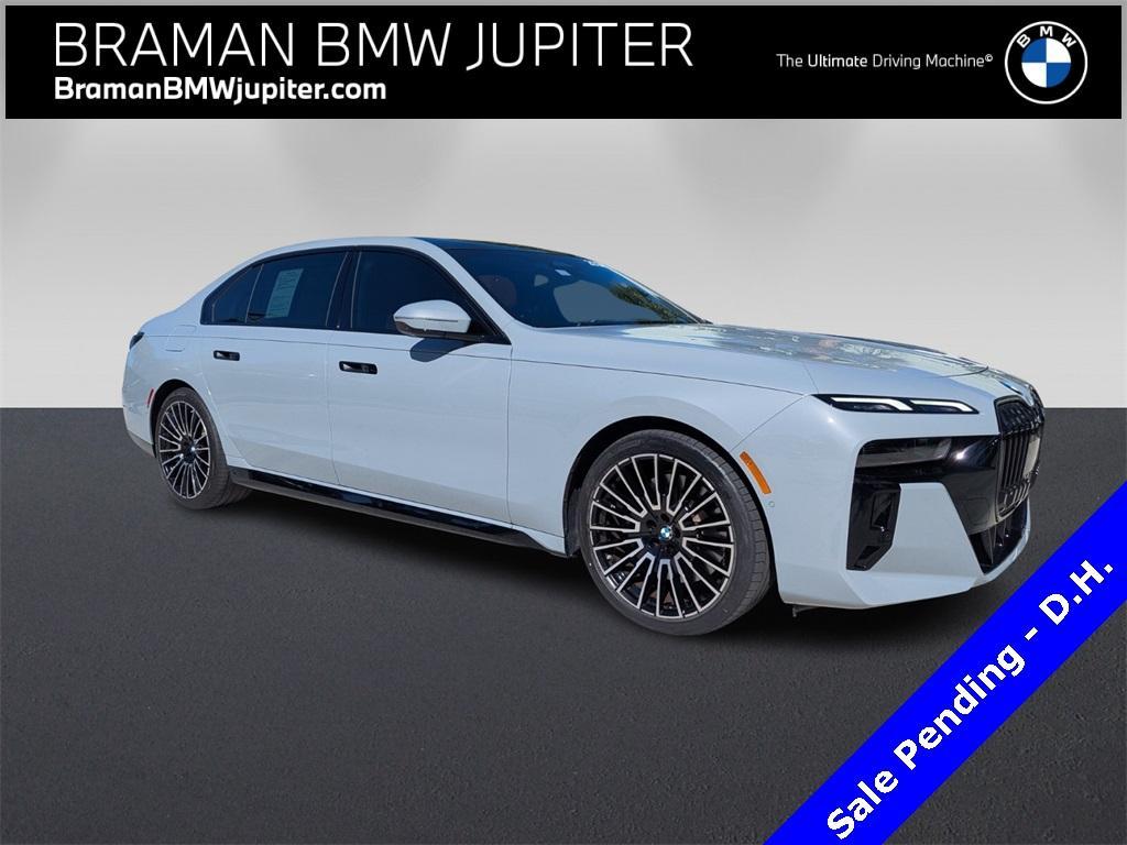 used 2024 BMW 740 car, priced at $74,995