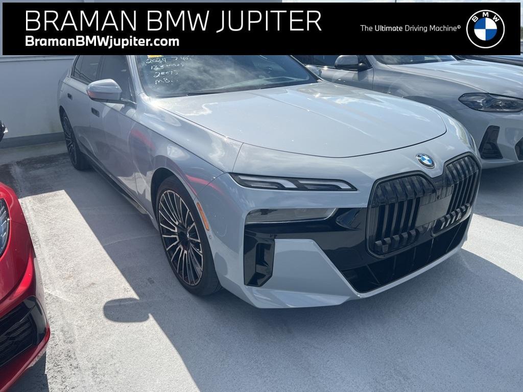 used 2024 BMW 740 car, priced at $74,995