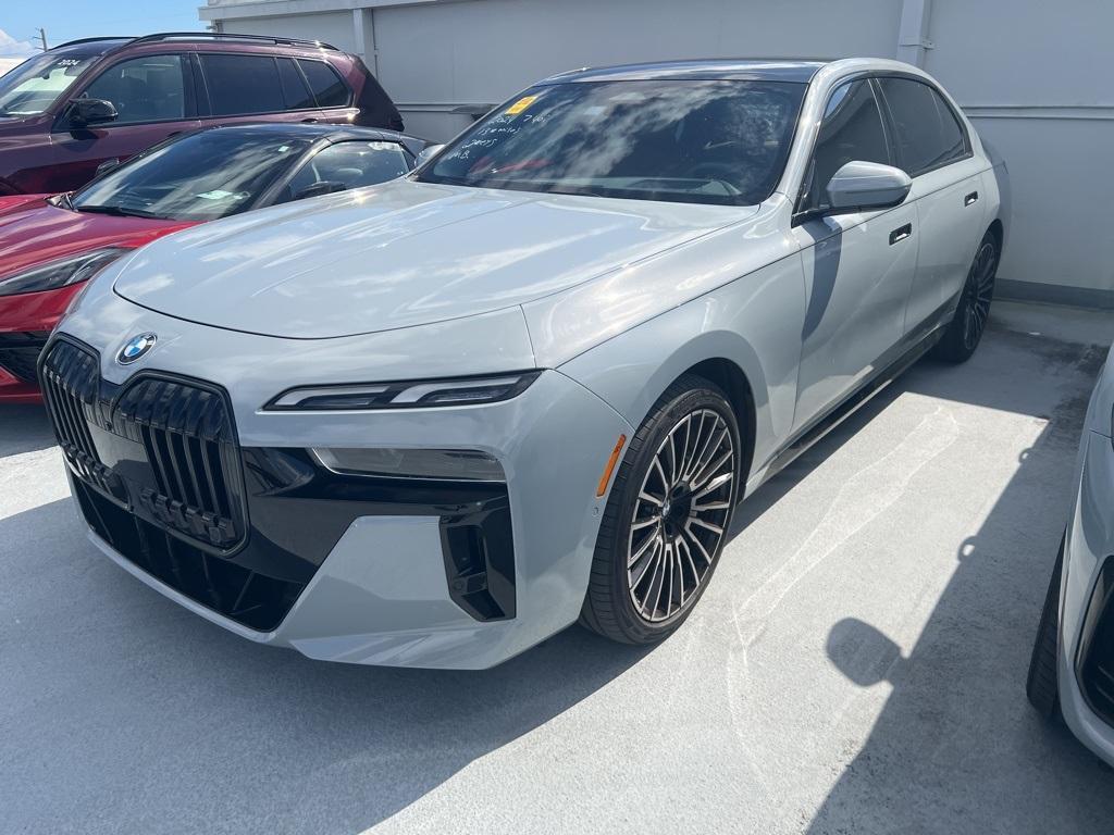 used 2024 BMW 740 car, priced at $74,995
