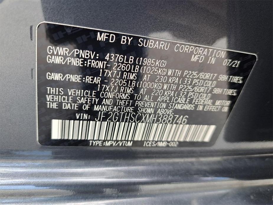 used 2021 Subaru Crosstrek car, priced at $22,950