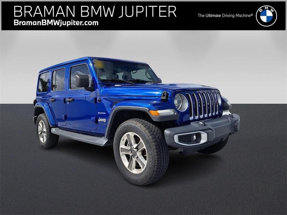 used 2019 Jeep Wrangler Unlimited car, priced at $30,986