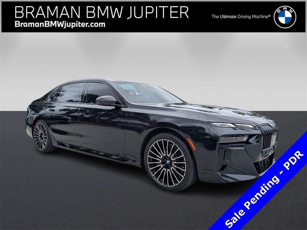 used 2023 BMW 740 car, priced at $68,500